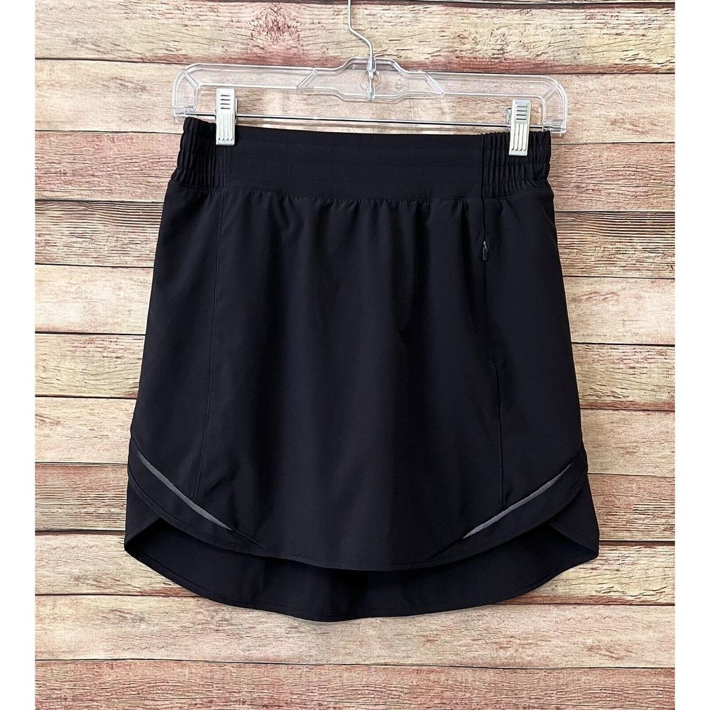 Lululemon Hotty Hot High-Rise Skirt *Long Black Size 6